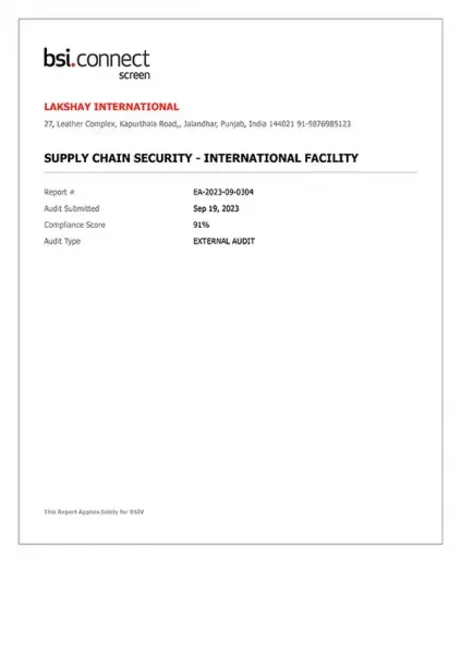 CTPAT AUDIT REPORT 2023