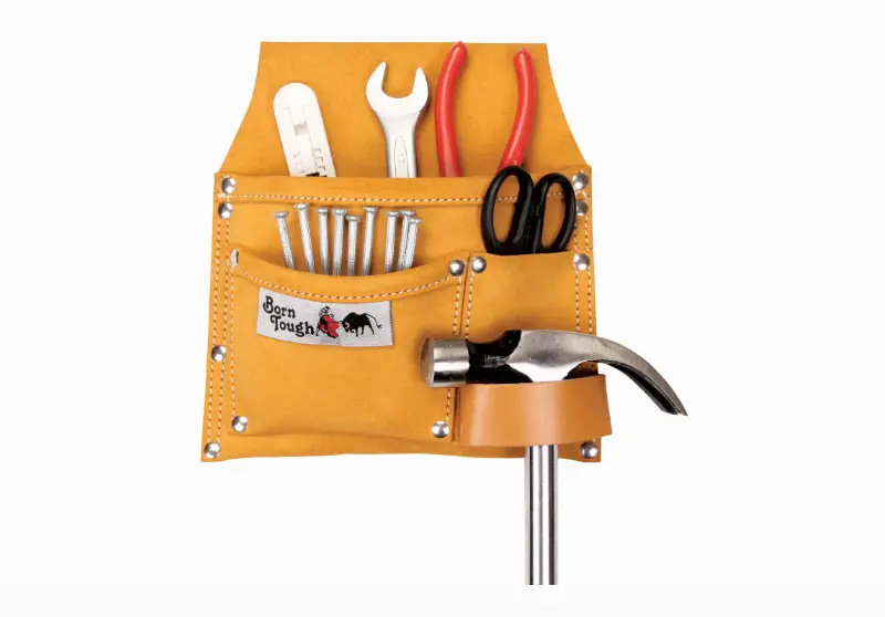 3 Pocket Nail & Tool Pouch "Best for Kids"